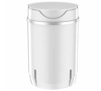 Petite machine à laver entièrement automatique, lavage et séchage intégrés, commande par bouton, fonctionnement simple, adaptée à plusieurs scénarios (noir)