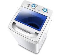 Petite Machine à Laver et sèche-Linge Semi-Automatique écologique Plastique, Meubles 300W, Portable Single Tub 7KG Charge