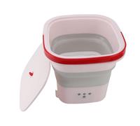 Petite Machine à Laver, Opération avec un Bouton 100-240V à Laver Pliable 10.5L pour la Maison pour l'appartement (Prise UE)