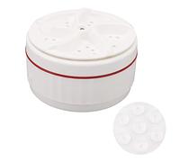 Petite Machine à Laver Portable 50 Secondes de Nettoyage Avant et Arrière, Mise Hors Tension Automatique, Machine à Laver à Turbine Ultrasonique pour Vêtements de Bébé, Sous-vêtements, Chaussettes, Fo