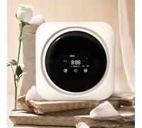 Petite machine à laver portable pour sous-vêtements, 3,5 L, murale, électrique, entièrement automatique, compacte, avec sèche-linge, pour buanderie d'appartement