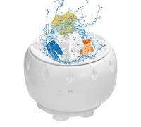 Petite machine à laver, rondelle compacte, petite rondelle automatique avec câble USB, petite machine à laver à ultrasons à faible bruit pour la maison, les voyages, les camping-cars