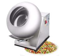 Petite machine commerciale d'enrobage de sucre, machine automatique for comprimés, enrobage professionnel de billes et polissage-séchage, mini machines à enrober le chocolat