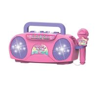 Petite machine de karaoké pour | musicaux pour avec microphone - Accessoires pour instruments pour avec effet d'éclairage, portables et adul