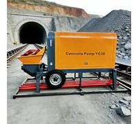 Petite machine de livraison de mortier de béton de pompe de ciment hydraulique pour la construction