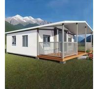 Petite maison à vendre - Maison préfabriquée pliable de 2 chambres avec salle de bain et cuisine | Conteneur modulaire extensible pour la vie des adultes