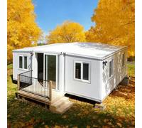 Petite maison à vendre, maison préfabriquée portable, unité de maison | Villa conteneur préfabriquée, adaptée pour la vie familiale, les locations de vacances, les hébergements d'invités ou la