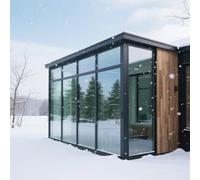 Petite maison avec 3 pièces préfabriquée avec un confort à long terme - Petite maison compacte et pliable avec 3 chambres privées