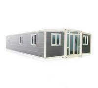 Petite maison de luxe 3 chambres à coucher 12,2 m mobile pliable extensible préfabriquée maison à vendre supermarché entrepôt atelier bureau villa bureau extérieur hôtels et lieux pittoresques