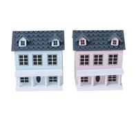 Petite Maison De Poupée Miniature En Bois 1:12, Modèle De Belle Villa, Décor De Maison De Poupée