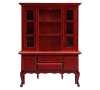Petite maison modèle en bois massif pour maisons de poupée, chambre à coucher, salon, accessoires de meubles réalistes fabriqués à la main, armoire pour accessoires de photographie