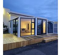 Petite maison modulaire abordable de 20 pieds à vendre - Cabine préfabriquée de 1 à 3 chambres avec cuisine et salle de bain, idéale pour la vie hors réseau