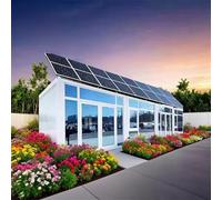 Petite maison modulaire avec énergie solaire | Cabine isolée hors réseau avec système de drainage avancé | Solution de vie à distance