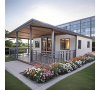 Petite maison pliable de luxe à vendre - Maison préfabriquée prête à vivre, portable et extensible en tailles de 6,1 m et 12,2 m