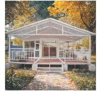 Petite maison portable conteneur maison de bureau Casas Prefrafricadas Contenedor Modulares 3 chambres à coucher Pliable Maison pour salon temporaire Glamping Resort, Jardin Bureau