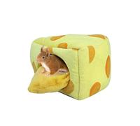 Petite maison pour animaux de compagnie - Abri confortable, en peluche | Grand abri en polaire pour hamsters, dragons barbus, planeurs, rongeurs, lit intérieur chaud pour confort de la cage,