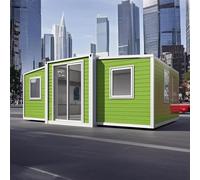 Petite maison préfabriquée avec disposition flexible pour une utilisation | Maison de conteneur avec espace intérieur adaptable, convient pour les suites d'invités, les projets résidentiels