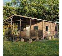 Petite maison préfabriquée extensible de 6 m et 12 m, conteneur modulaire avec chambres, cuisine, salle de bain, petite maison pliable et portable pour adultes et petites familles