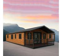 Petite maison préfabriquée pliable avec chambre à coucher, cuisine, salle de bain, petite maison préfabriquée portable à vendre, installation rapide pour suite d'invités ou vie à distance