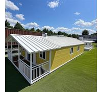 Petite maison préfabriquée portable préfabriquée de 6 m, 9 m, 40 pi à vendre, maison préfabriquée mobile extensible de luxe avec options de cuisine et de salle de bain