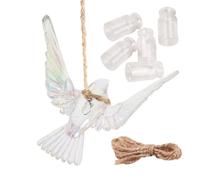 Petite mangeoire pour colibri | Petites fournitures de jardinage transparentes anti-fuite | Mangeoire pour oiseaux de jardin | Pour jardiner la nourriture, l'eau, l'extérieur, le patio, regarder