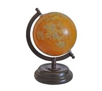 JOLIPA Décoration mappemonde - Hauteur 21 cm x largeur 15 cm x profondeur 13 cm orange