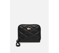 Petite Maroquinerie Lacoste Crocodelle Small Zipped Wallet pour Sacs T.U Noir
