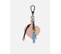 Petite Maroquinerie Lacoste Mirror Ball, Racket And Crocodile Key Ch pour Sacs T.U Beige