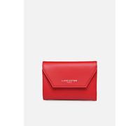 Lancaster Paris Portefeuille Constance en cuir dos-à-dos à rabat avec pression Rouge réf. 39938