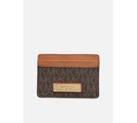 Petite Maroquinerie Michael Michael Kors JET SET CARD HOLDER pour Sacs T.U Marron