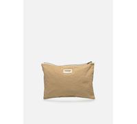 Petite Maroquinerie RIVE DROITE PARIS Barbette - The Cool Pouch- Recycled Cott pour T.U Marron