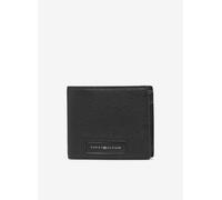 Tommy Hilfiger TH Monogram Porte-monnaie Cuir 11.5 cm noir