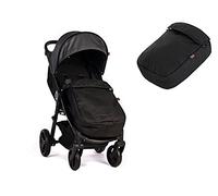Petite&Mars Chancelière * Couverture pour poussette et buggy Royal et Street + * Warrm * Imperméable * Pour poussette de sport & Jogger (BLACK)