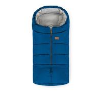 Petite&Mars Chancelière Universelle JIBOT - Poussette Landau Siège Auto Lits Bébé - Imperméable - Chaud - Coupe-Vent (Bleu)