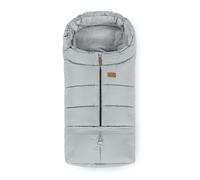 Petite&Mars JIBOT Sac de couchage, pour poussette, buggy et siège auto - Imperméable et coupe-vent - Gris