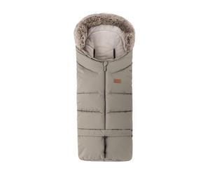 Petite&Mars Chancelière Universelle Arctic - Poussette Landau Siège Auto Lits Bébé - Beige - Mocha Mousse - Imperméable - Chaud - Coupe-Vent