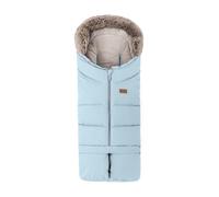 Petite&Mars Chancelière Universelle Arctic - Poussette Landau Siège Auto Lits Bébé - Bleu - Imperméable - Chaud - Coupe-Vent