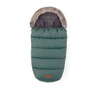 Petite&Mars COMFY Sac de couchage 4 en 1 pour poussette - Chancelière - Sac de couchage d'hiver - Chaud - Imperméable - Coupe-vent - Vert