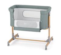 PETITE & MARS Grace Lit d'appoint 2 en 1 - Lit de voyage compact et réglable en hauteur jusqu'à 5 mois - Vert foncé