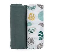 Petite&Mars Misty couches en tissu Misty Green 120 x 120 cm 2 pcs