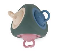 Petite&Mars Pop Up Triangle 10m+ jouet de dentition Misty Green 1 pcs