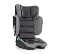 Petite&Mars Siège Auto Flex Pro i-Size, 100-150 cm, Pliable, ISOFIX, Protection Latérale, 8 Positions d'Appui-tête (Grey Air)