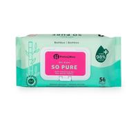 PETITE&MARS SO PURE Lot de 56 lingettes humides biodégradables en bambou et hypoallergéniques pour bébé