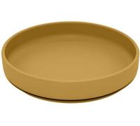 PETITE&MARS Soucoupe en silicone avec ventouse jaune