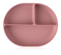 Petite&Mars Take&Match 6m+ assiette à compartiments avec ventouse Dusty Rose 1 pcs