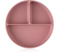 Petite&Mars Take&Match 6m+ assiette à compartiments forme ronde Dusty Rose 1 pcs