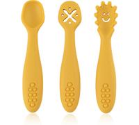 Petite&Mars Take&Match 6m+ petite cuillère pour enfant Intense Ochre 3 pcs