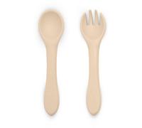 Petite&Mars Take&Match Silicone Cutlery couverts Desert Sand 6 m+ 2 pcs