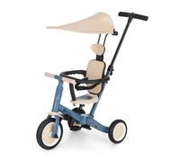 Petite&Mars Turbo 5-en-1 Tricycle Évolutif - Vélo Bébé Multifonction Réglable, 1,5 à 5 Ans (Bleu)