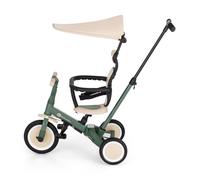 Petite&Mars Turbo 5-en-1 Tricycle Évolutif - Vélo Bébé Multifonction Réglable, 1,5 à 5 Ans (Vert)